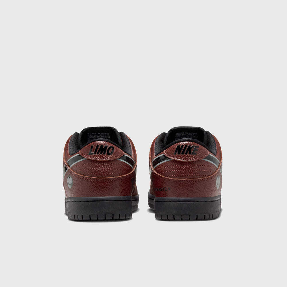 Nike SB - Dunk Low Pro LIMOSINE Shoes - Dark Pony / Black - Silver - White