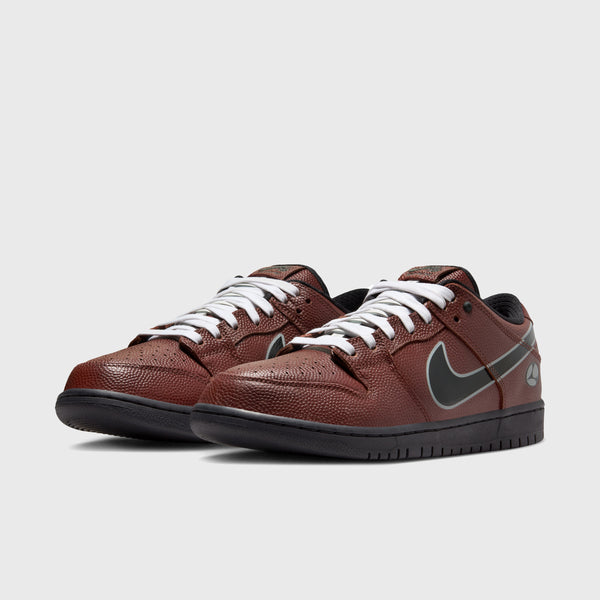 Nike SB - Dunk Low Pro LIMOSINE Shoes - Dark Pony / Black - Silver - White