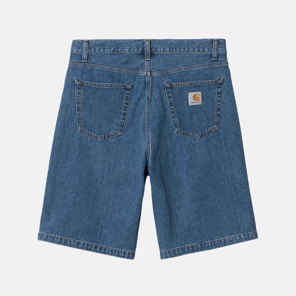 Carhartt WIP - Landon Short - Heavy Stone Wash Blue