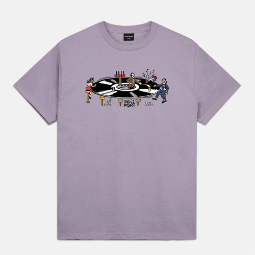 Pass Port Skateboards - Lazy Susan T-Shirt - Dusty Lilac