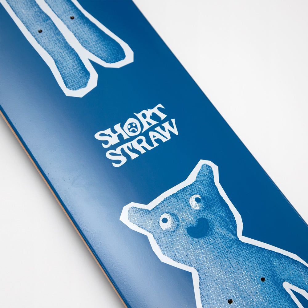Short Straw - 8.25" Legsley Skateboard Deck - Blue