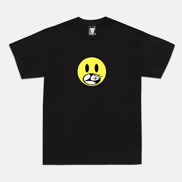 Limosine Skateboards - Happy Face T-Shirt - Black