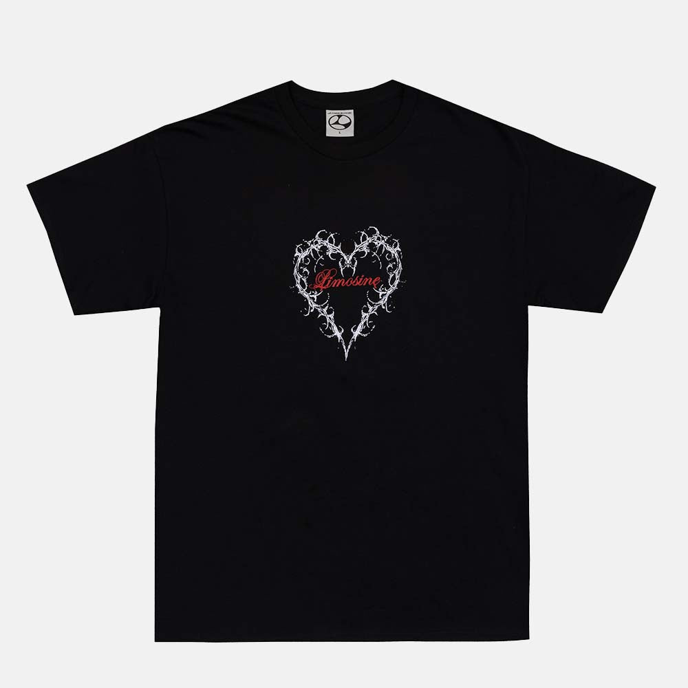 Limosine Skateboards - Heart T-Shirt - Black