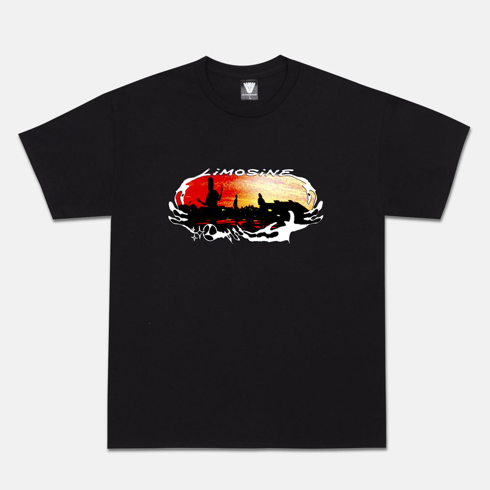 Limosine Skateboards - Ring Wave T-Shirt - Black