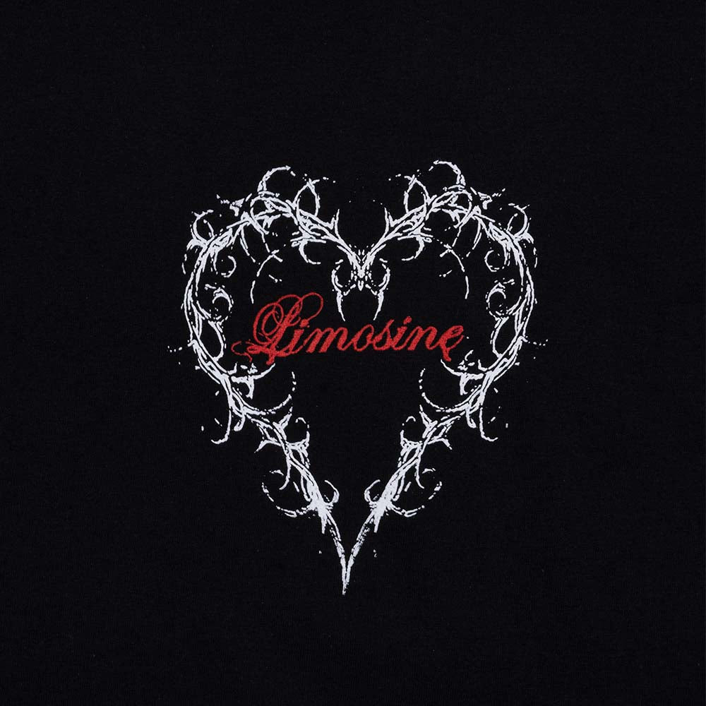 Limosine Skateboards - Heart T-Shirt - Black