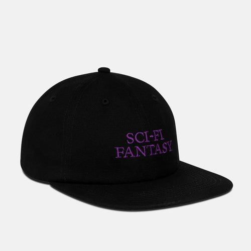 Sci-Fi Fantasy - Embroidered Logo Snapback Cap - Black / Purple