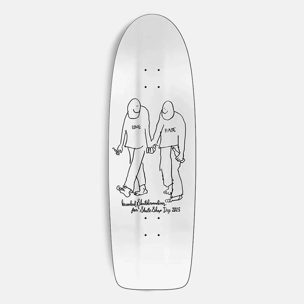 Krooked Skateboards - 10.75" Love Beamer Skate Shop Day (SSD) Skateboard Deck
