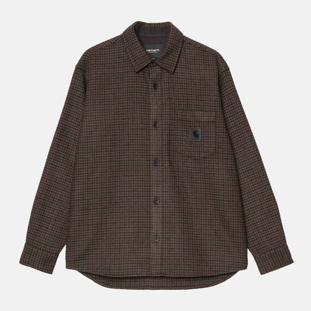 Carhartt WIP - Lowis Herringbone Longsleeve Shirt - Lowis Houndstooth / Vitola Heather