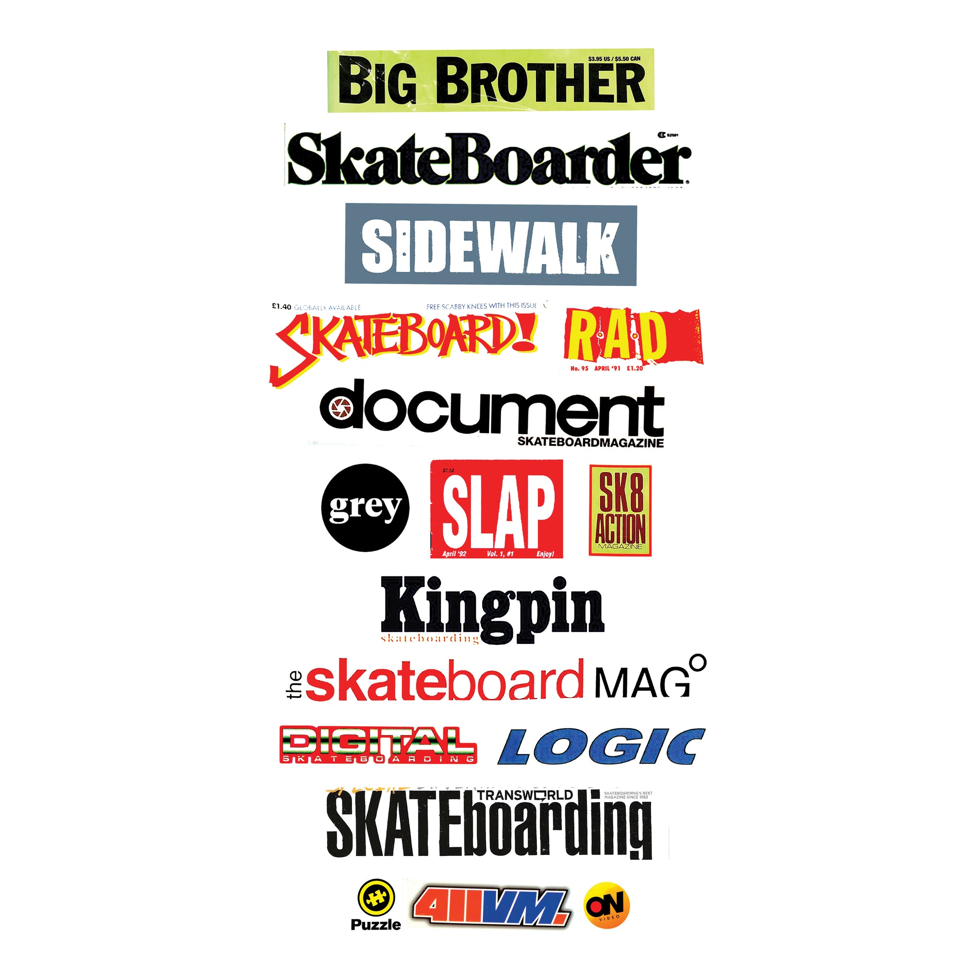 Welcome Skate Store - Legacy Media T-Shirt - White