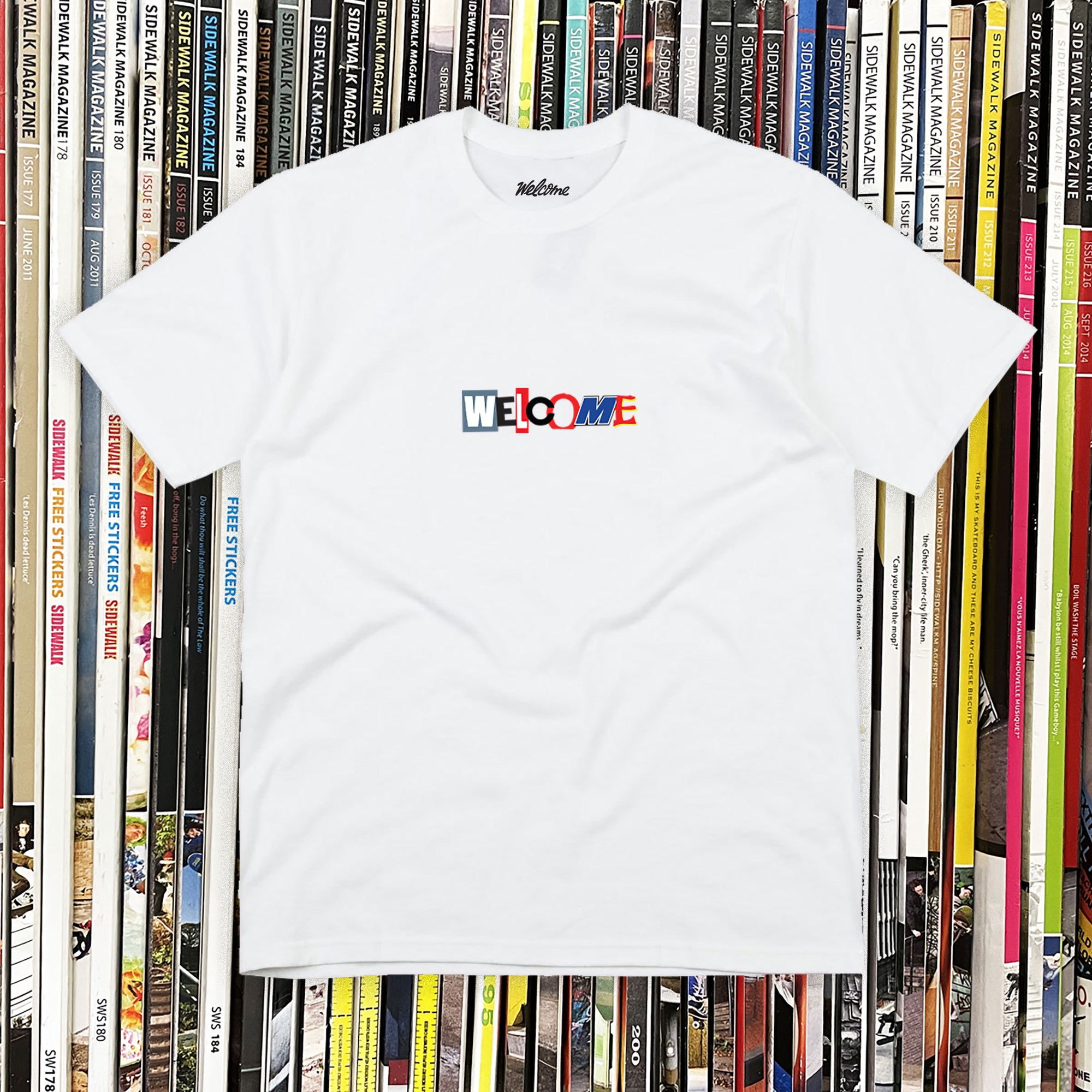 Welcome Skate Store - Legacy Media T-Shirt - White