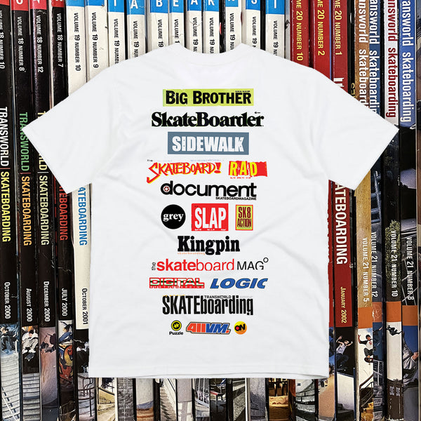 Welcome Skate Store - Legacy Media T-Shirt - White