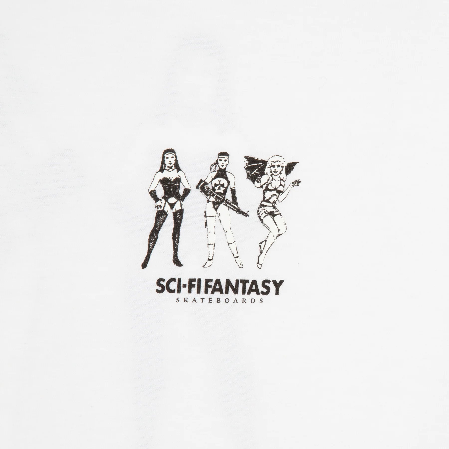 Sci-Fi Fantasy - Macho Girls T-Shirt - White