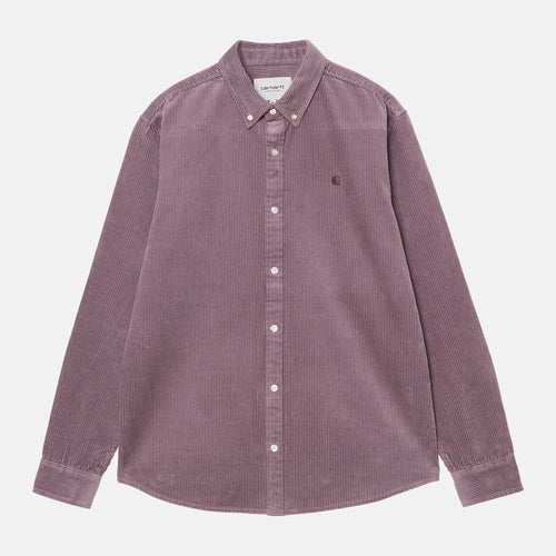 Carhartt WIP - Madison Corduroy Longsleeve Shirt - Phlox / Phlox