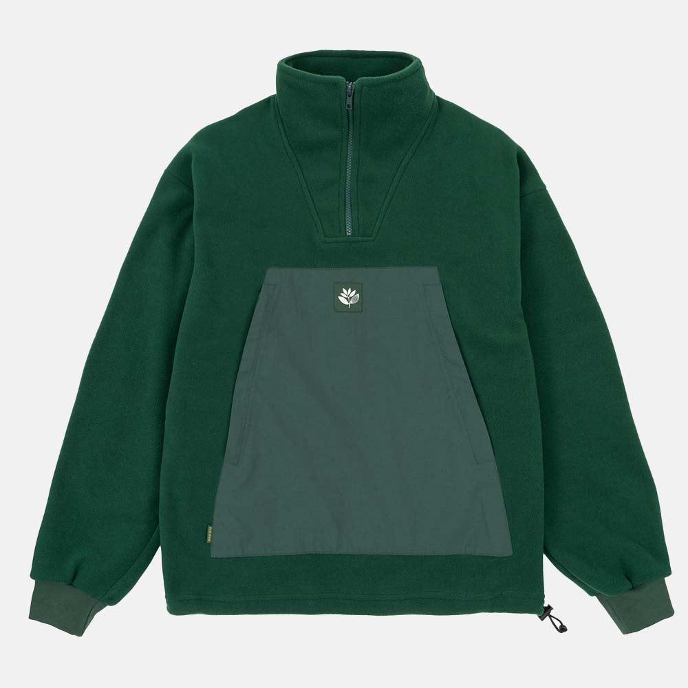 Magenta Skateboards - Camp High Neck Fleece - Forrest Green