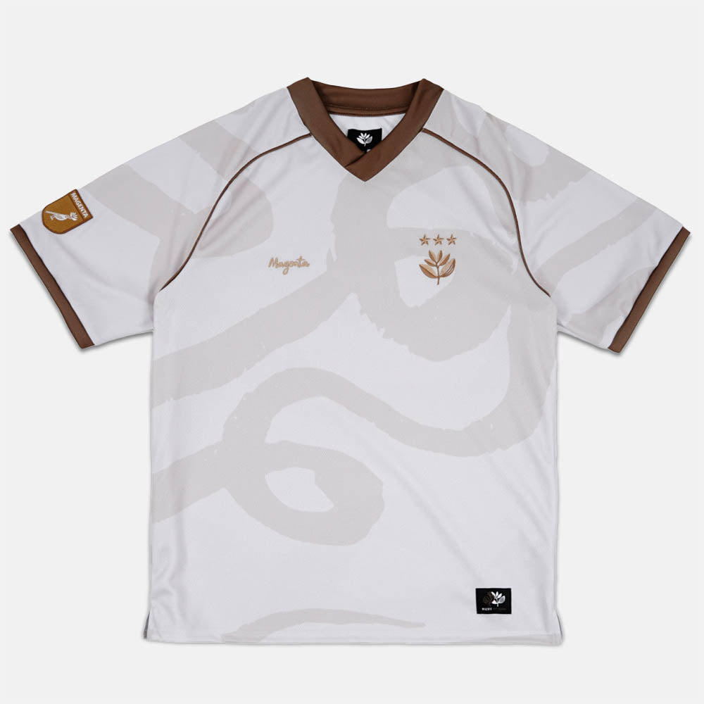 Magenta Skateboards - Onze Jersey - White – Welcome Skate Store