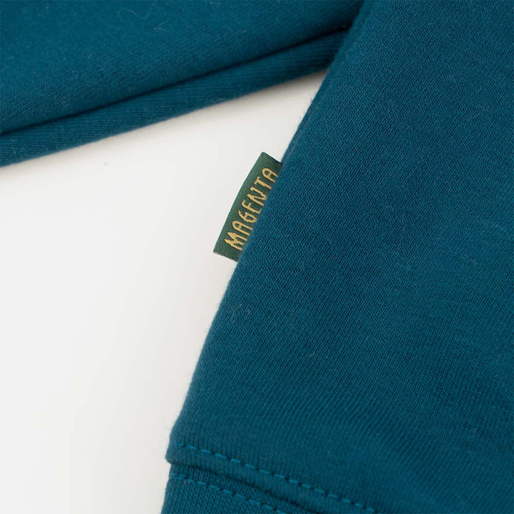 Magenta Skateboards - Script Crewneck Sweatshirt - Petrol Blue