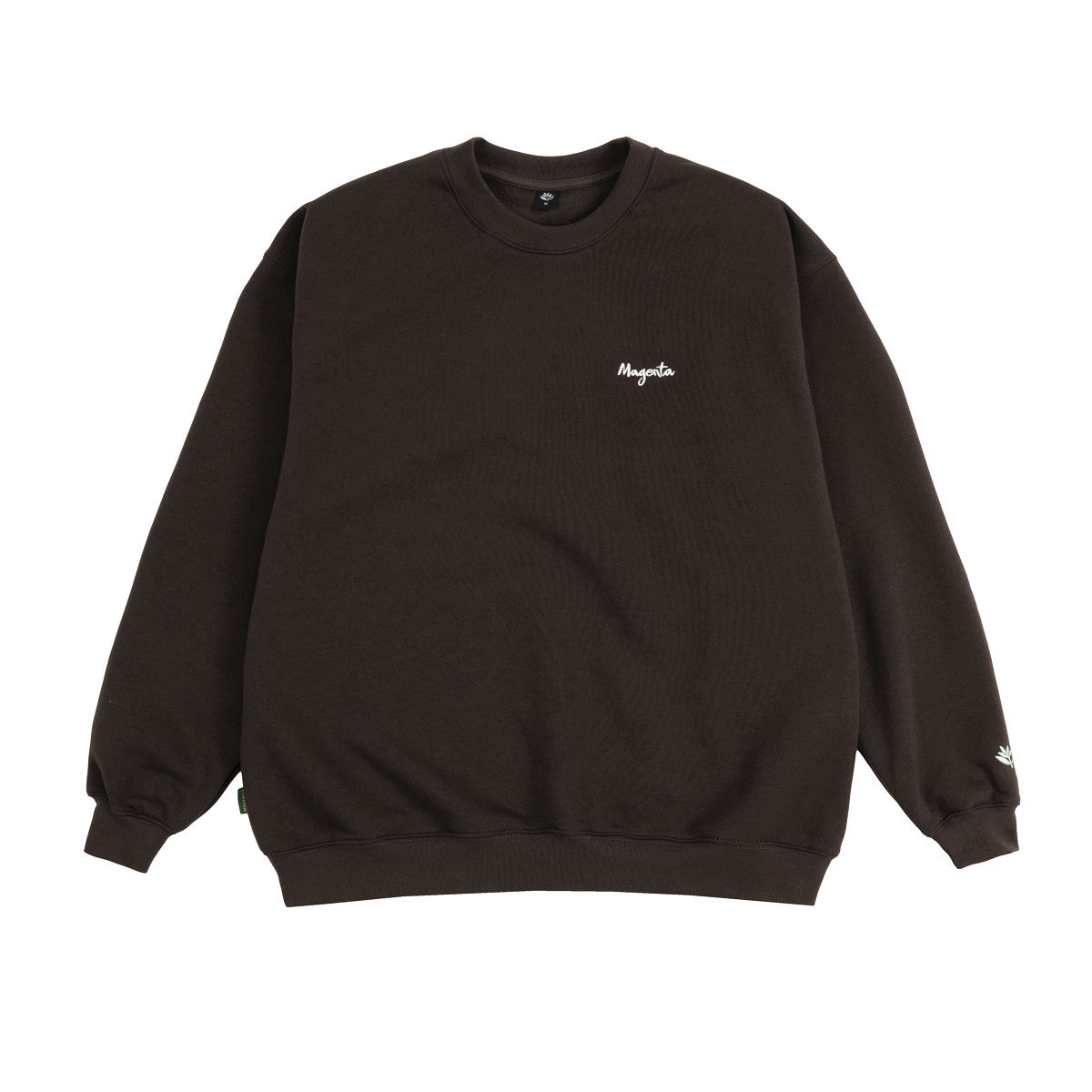 Magenta Skateboards - Script Crewneck Sweatshirt - Chocolate