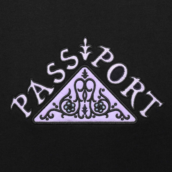 Pass Port Skateboards - Manuscript T-Shirt - Black