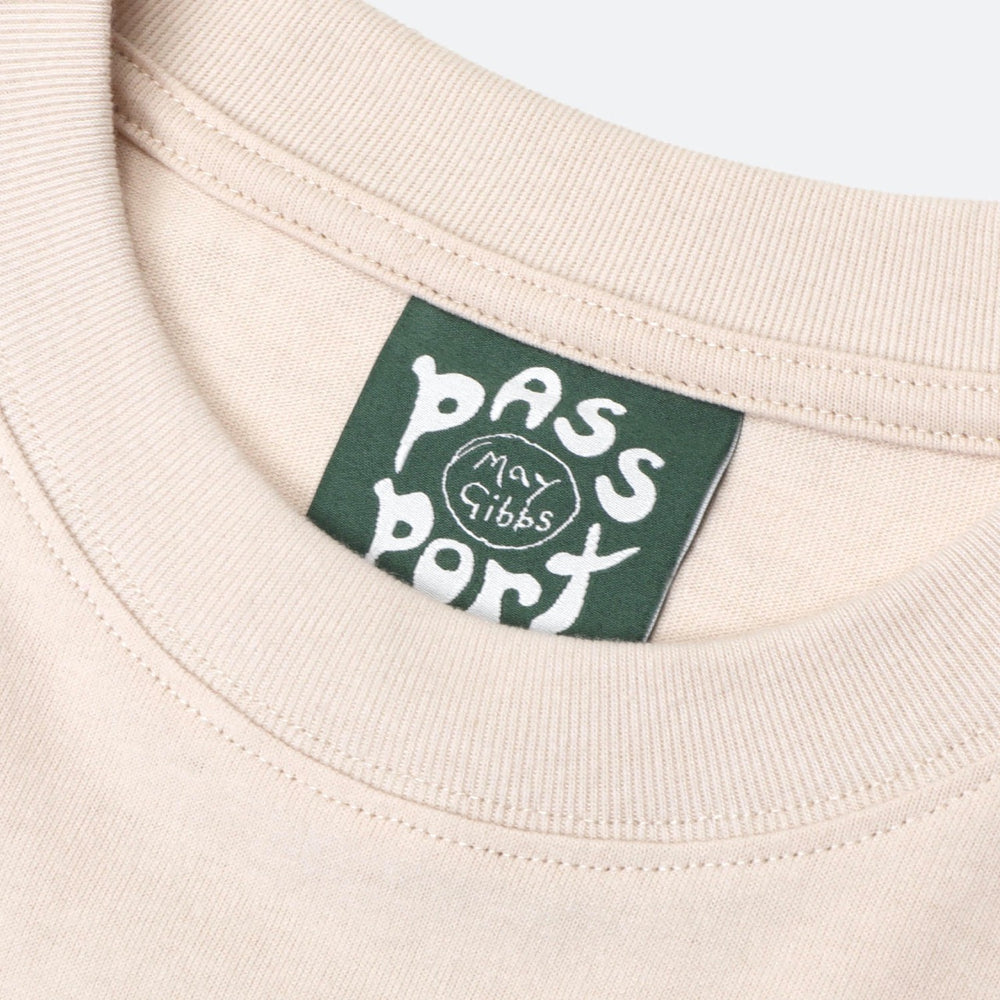 Pass Port Skateboards - May Gibbs Be Kind T-Shirt - Natural