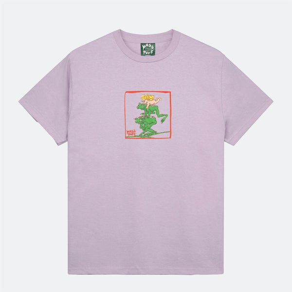 Pass Port Skateboards - May Gibbs Leap Frog T-Shirt - Lavender