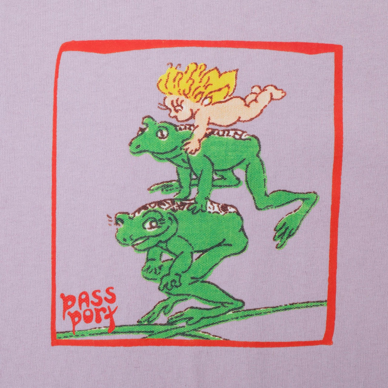 Pass Port Skateboards - May Gibbs Leap Frog T-Shirt - Lavender