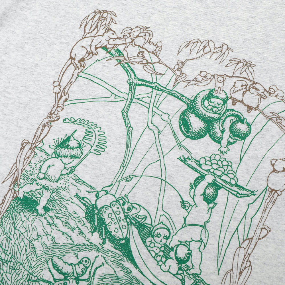 Pass Port Skateboards - May Gibbs Scribblegum T-Shirt - Ash