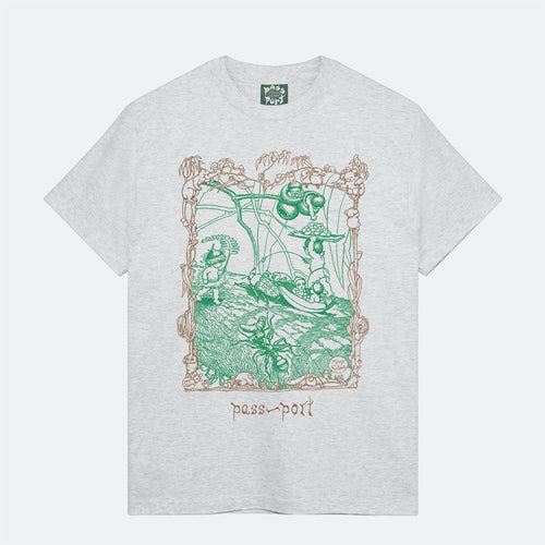 Pass Port Skateboards - May Gibbs Scribblegum T-Shirt - Ash
