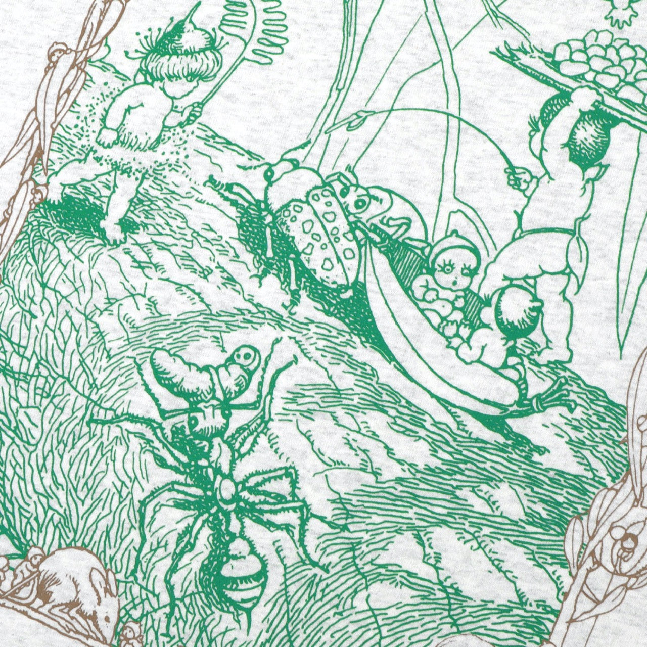 Pass Port Skateboards - May Gibbs Scribblegum T-Shirt - Ash