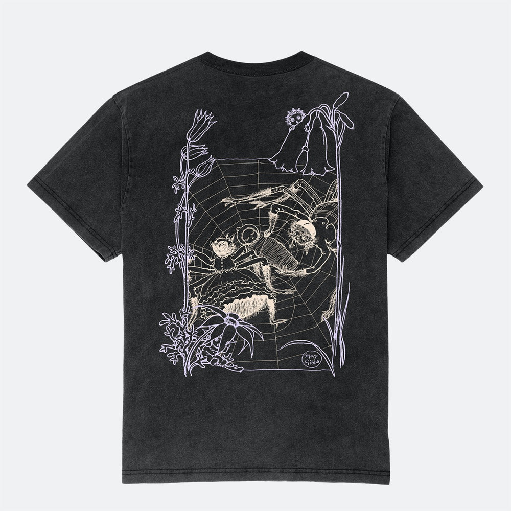 Pass Port Skateboards - May Gibbs Webbed Bed T-Shirt - Acid Black