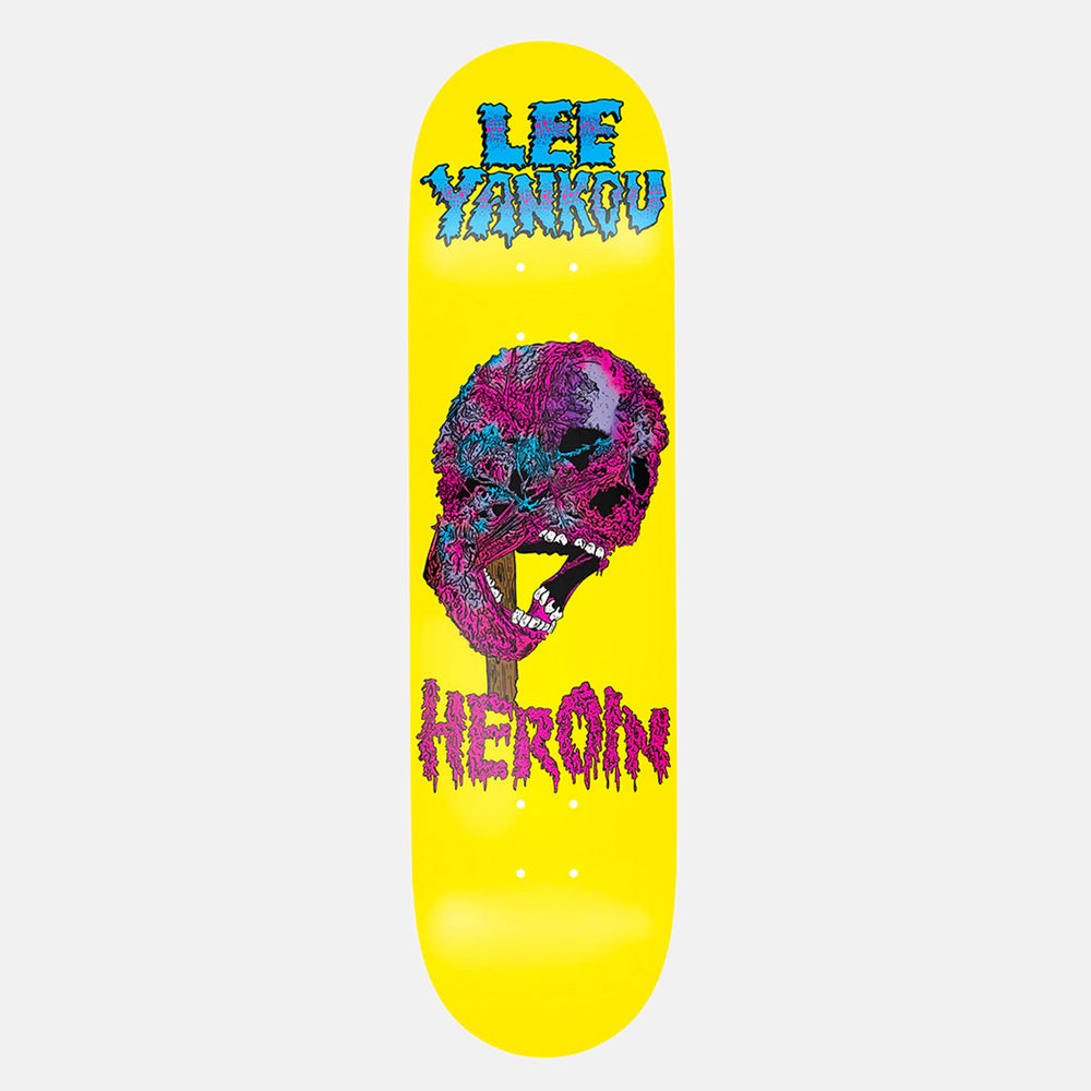 Heroin Skateboards - 8.25" Lee Yankou Face Melter Skateboard Deck