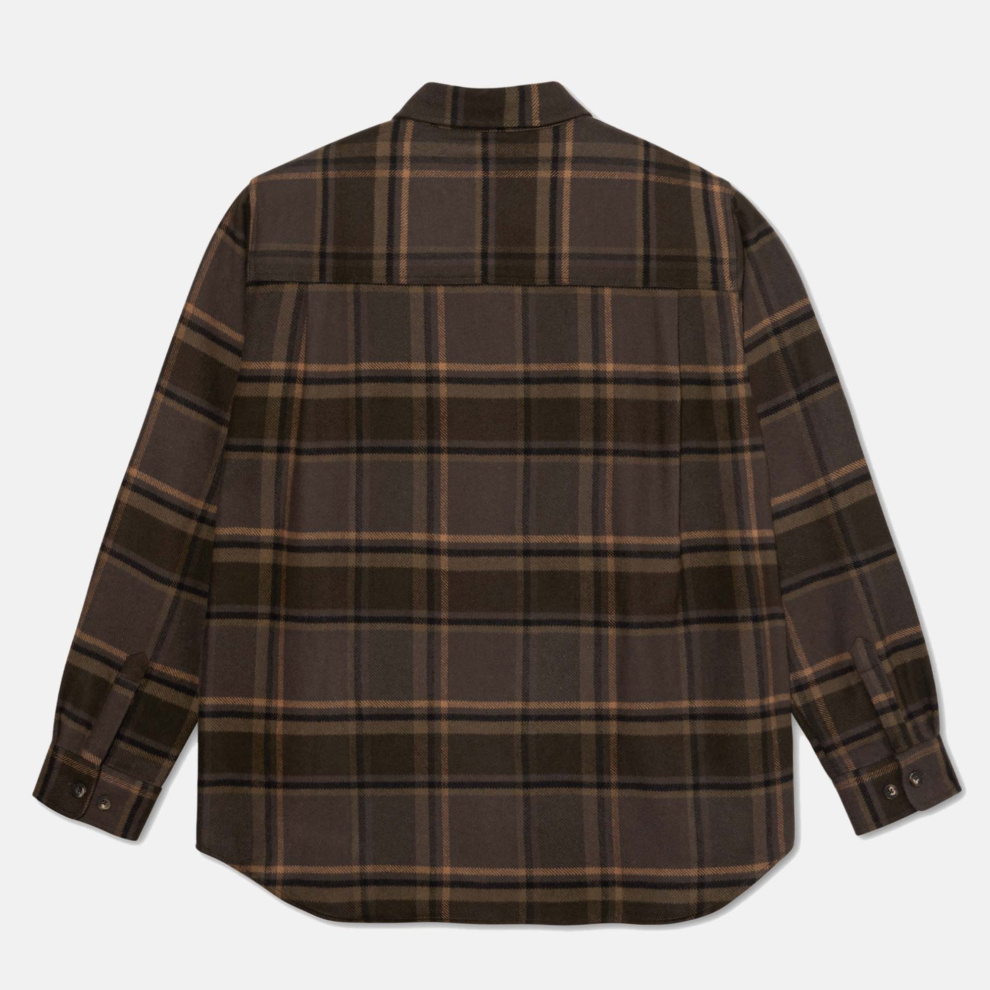 Polar Skate Co. - Mike Flannel Longsleeve Shirt - Brown Mauve