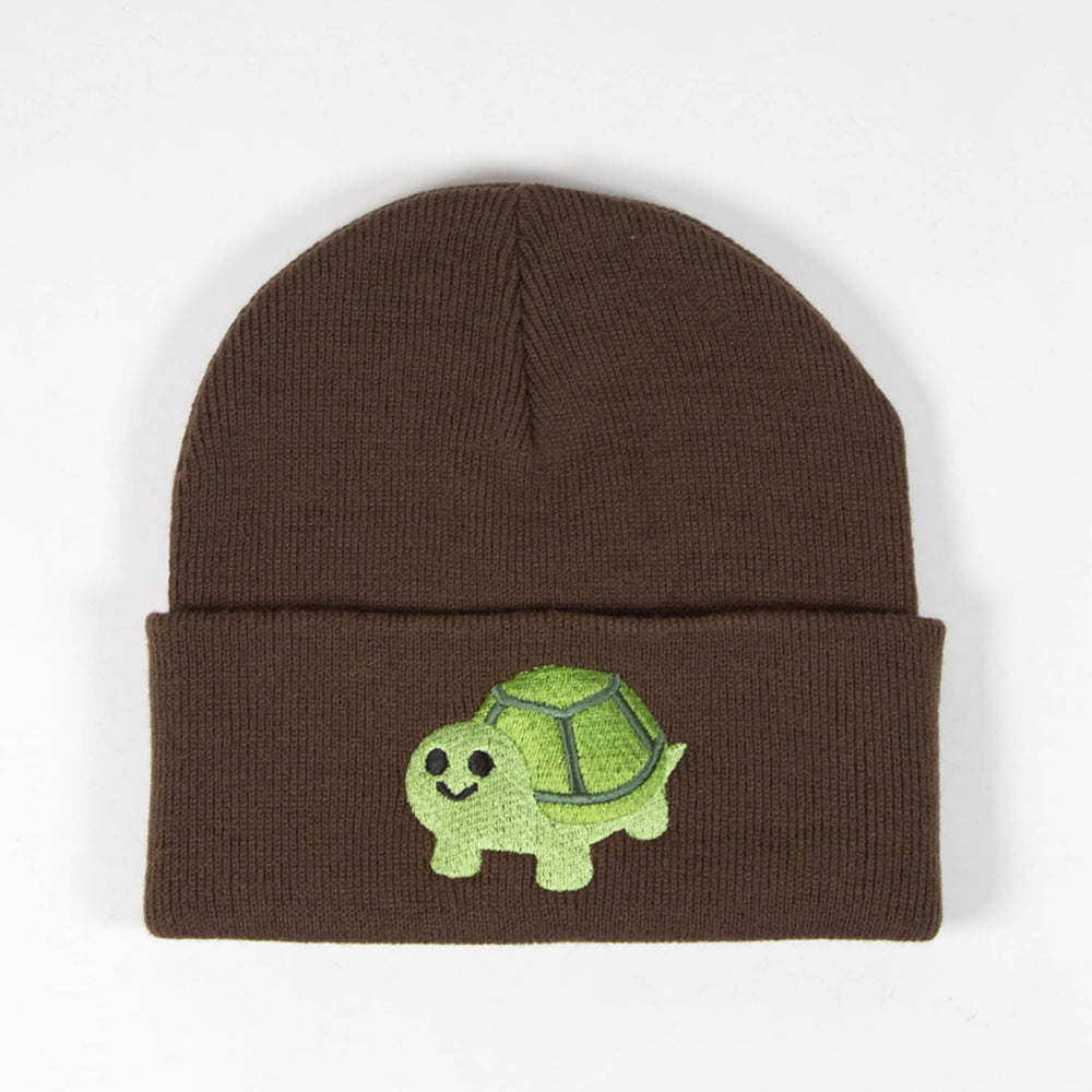 Missing Bolts - Turtle Head Beanie - Brown