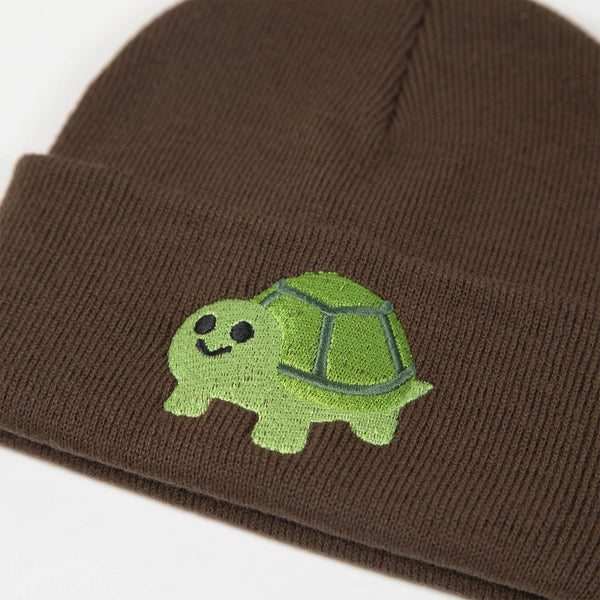 Missing Bolts - Turtle Head Beanie - Brown