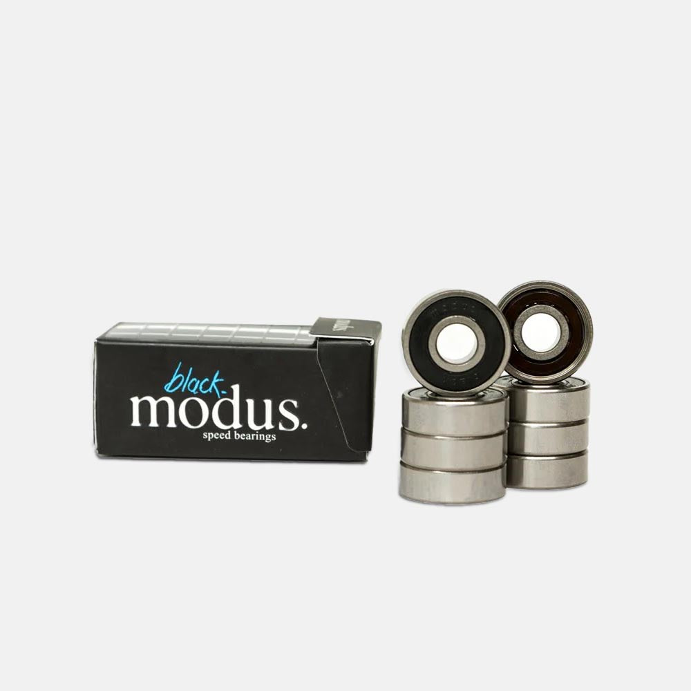 Modus Bearings - ABEC 3 Skateboard Bearings - Black