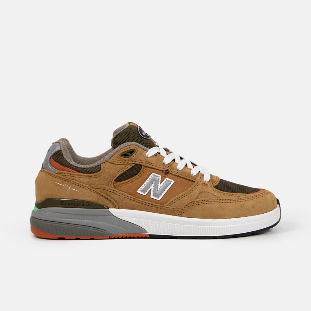 New Balance Numeric - 933  Andrew Reynolds Shoes - Brown / Grey