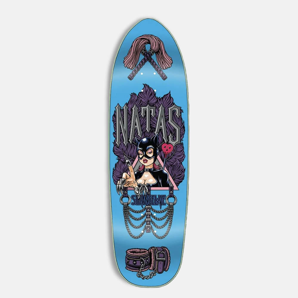 StrangeLove - 10.0" Natas Kaupas Skateboard Deck - Blue