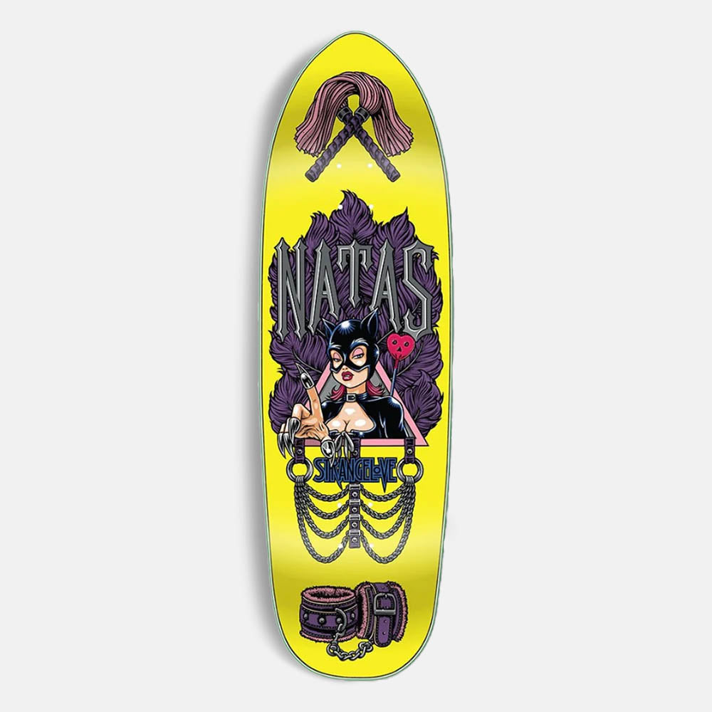 StrangeLove - 10.0" Natas Kaupas Skateboard Deck - Yellow