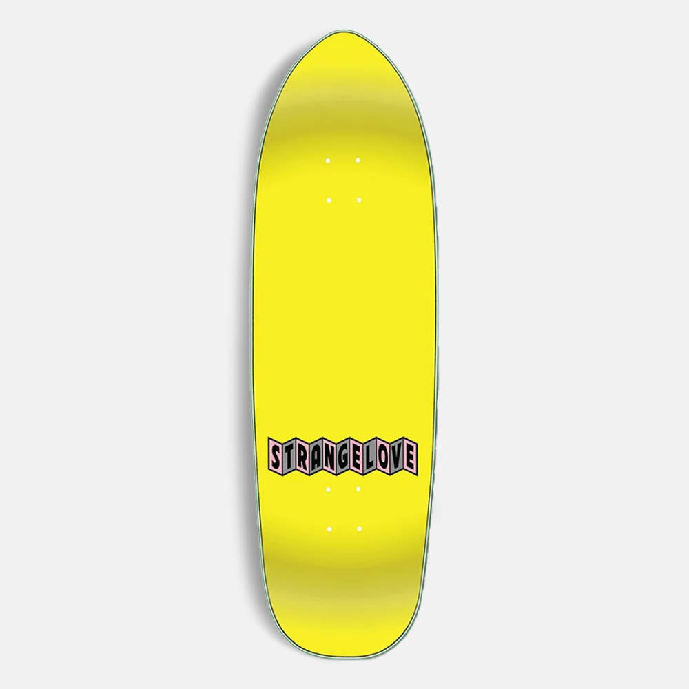 StrangeLove - 10.0" Natas Kaupas Skateboard Deck - Yellow