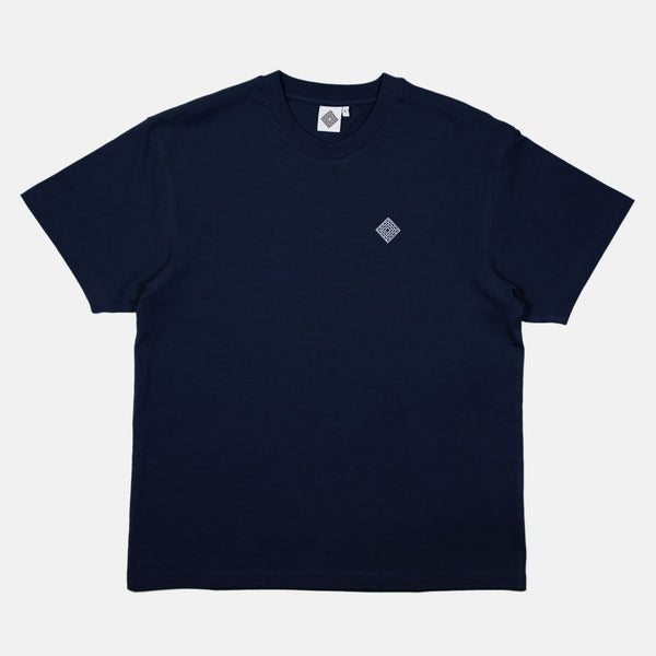 The National Skateboard Co. - Embroidered Logo T-Shirt - Navy