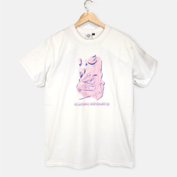 The National Skateboard Co. - CHERUB DEATH T-SHIRT - WHITE