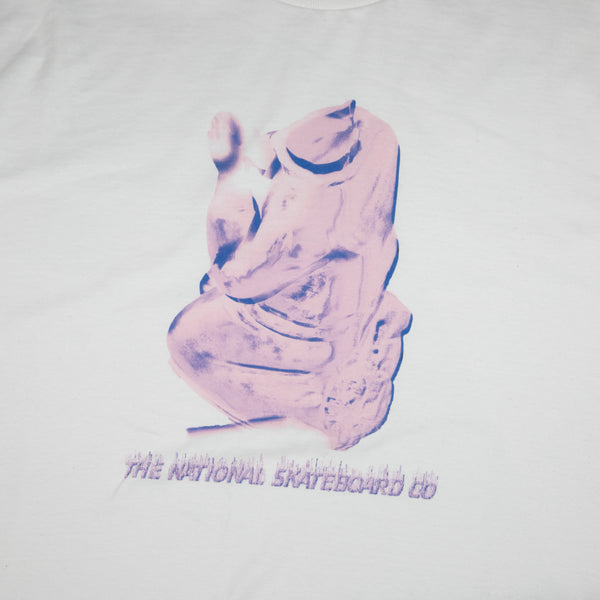 The National Skateboard Co. - CHERUB DEATH T-SHIRT - WHITE