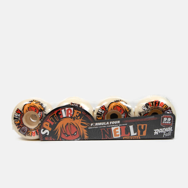 Spitfire - 56mm (99a) Nelly Morville Formula Four Radial Full Skateboard Wheels