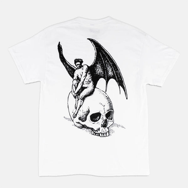 Welcome Skateboards - Nephilim Printed T-Shirt -White / Black