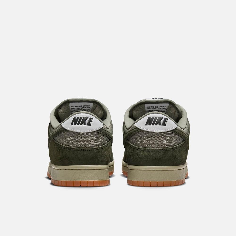 Nike SB - Pro B Dunk Low Shoes - Sequoia / Sequoia - Light Army - White