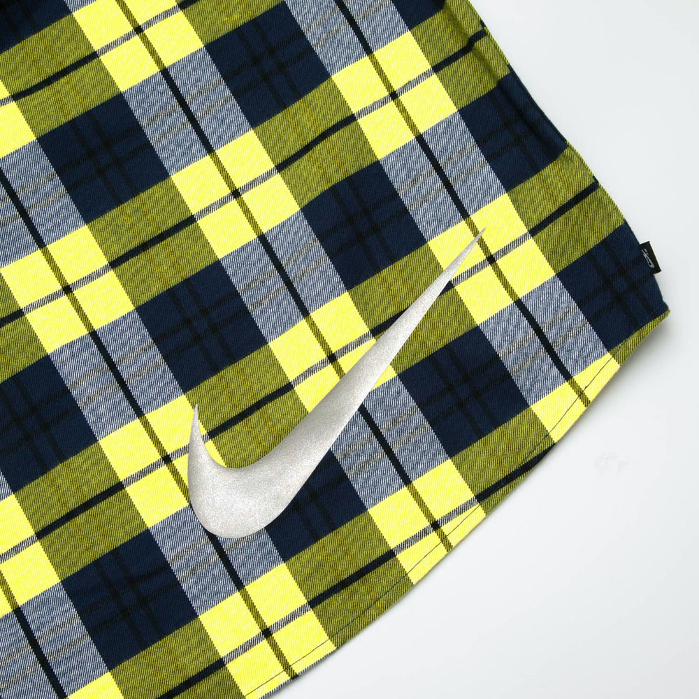 Nike SB - Futura Flannel Longsleeve Shirt - Midnight Navy / Speed Yellow