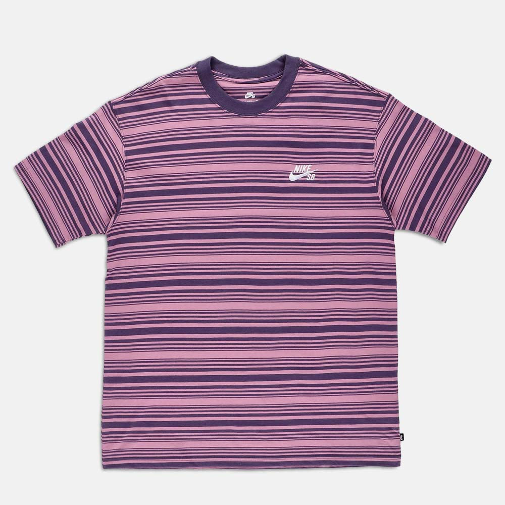 Nike SB - Striped T-Shirt - Plum Dust