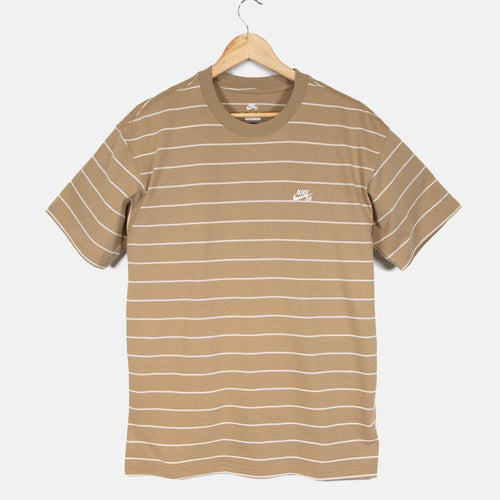 Nike SB - Striped T-Shirt - Parachute Beige / White
