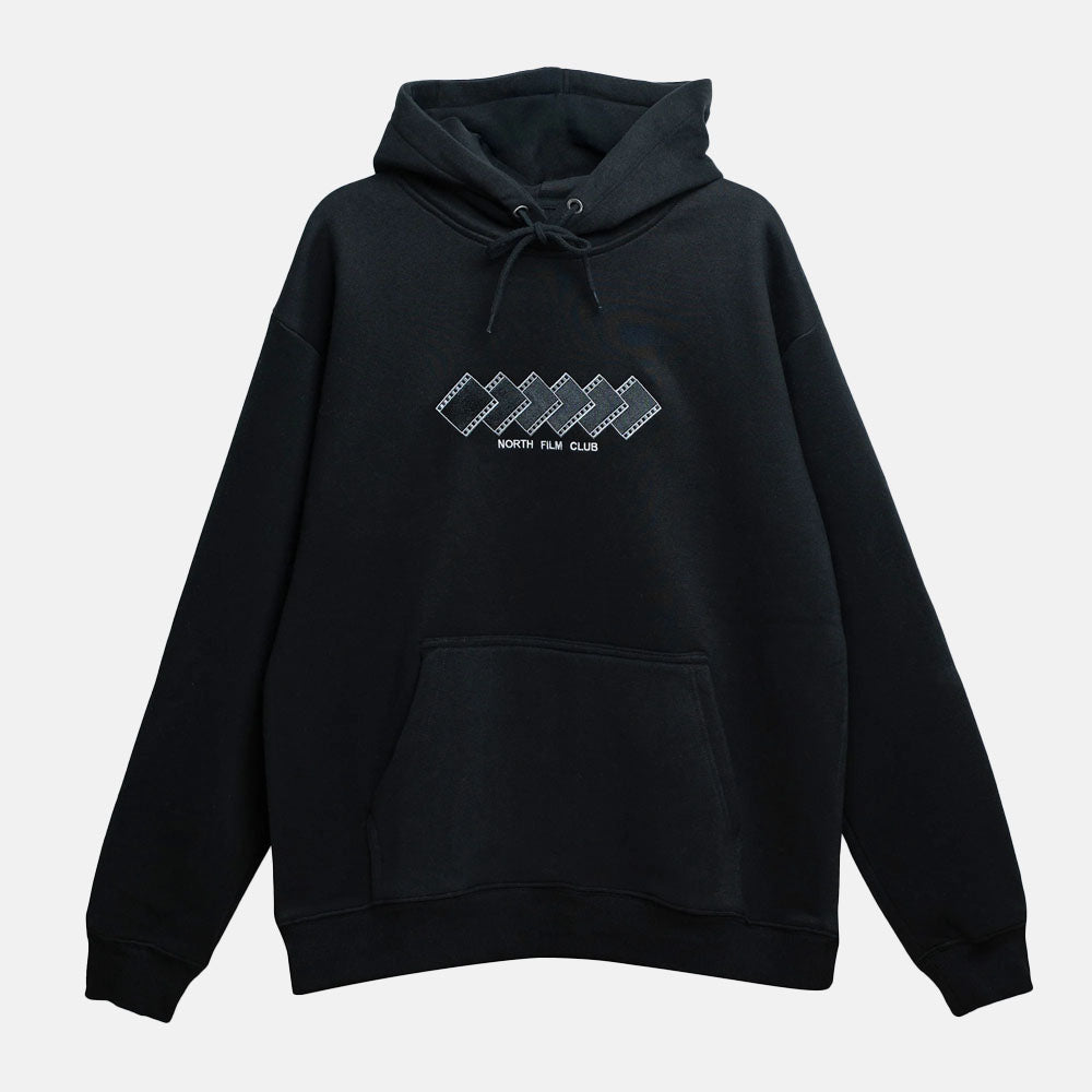 North Skate Mag - Film Club Pullover Hooded Sweatshirt - Black
