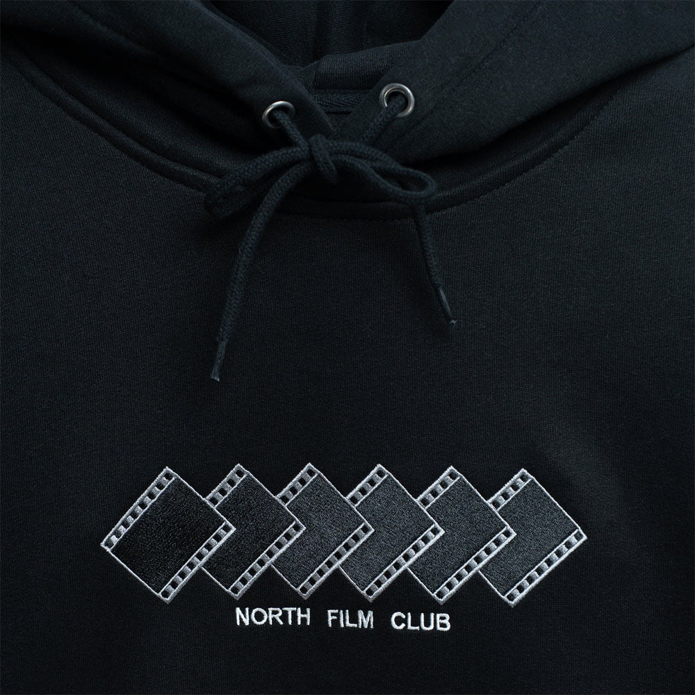 North Skate Mag - Film Club Pullover Hooded Sweatshirt - Black