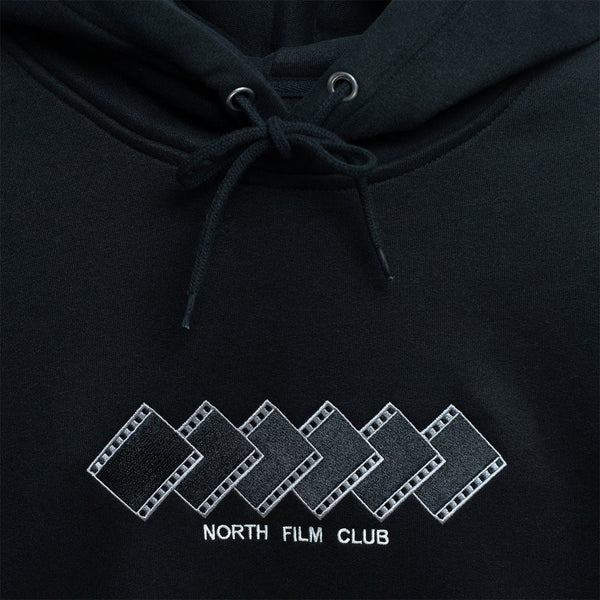 North Skate Mag - Film Club Pullover Hooded Sweatshirt - Black